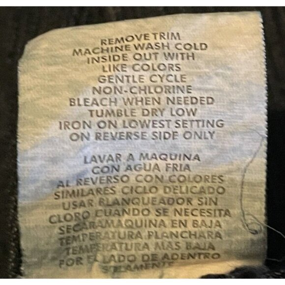 Jolt Girls Capri Denim Jeans Size 12 Blue Cuffed Embroidered Stud Pockets - Picture 10 of 10